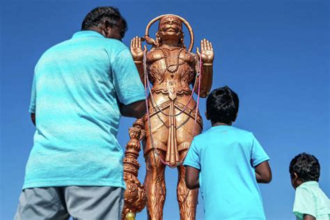 Houston suburb now home to a 90-foot-tall statue of Hindu god Hanuman