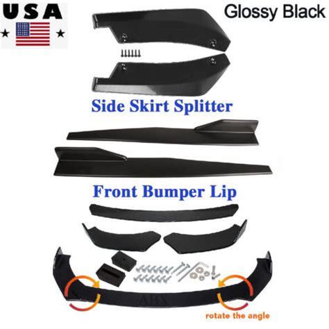 Universal Car Front Rear Bumper Lip Spoiler Diffuser India | Ubuy