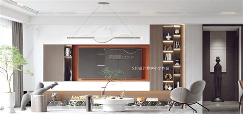 天津中储城邦现代风格135平米装修效果图案例_王亚杰装修设计案例