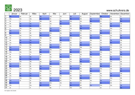 Bildergebnis für urlaubskalender 2023 zum ausdrucken kostenlos