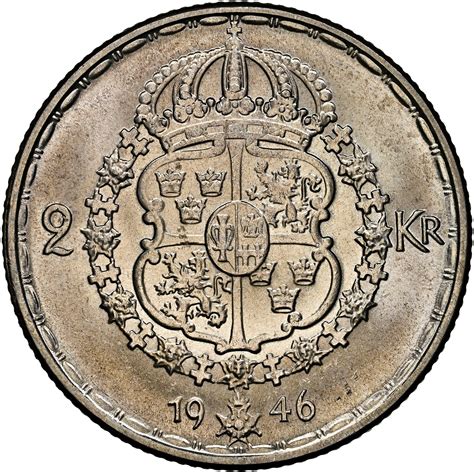 Sweden 2 Kronor KM 815 Prices & Values | NGC