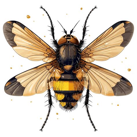 Икона мультфильма Tachinid Flies изолирована на прозрачном фоне HD | Премиум векторы