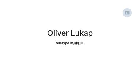 Oliver Lukap — Teletype