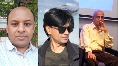 Harsh Mander, AltNews Co-founders Pratik Sinha, Mohammed Zubair in 2022 ...