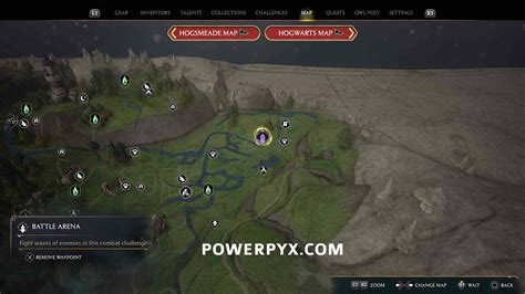 Hogwarts Legacy All Battle Arena Locations