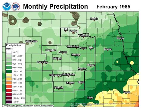 1985 Monthly Precipitation Maps