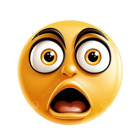 Stunned Face Emoticon Emoji Surprised PNG Images & PSDs For Download