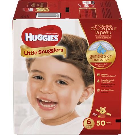 HUGGIES Little Snugglers Diapers, Size 6, 50 Count – Walmart Inventory ...