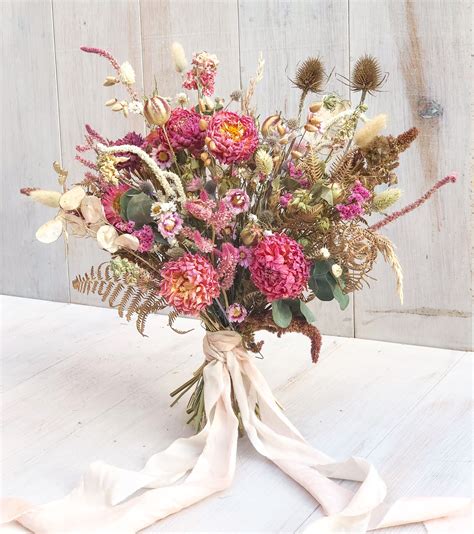 Dried flower bouquet large cyndi – Artofit