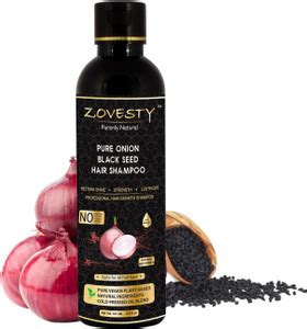 Zovesty Purenly Natural Pure Onion and Black Seed Hair Shampoo For ...