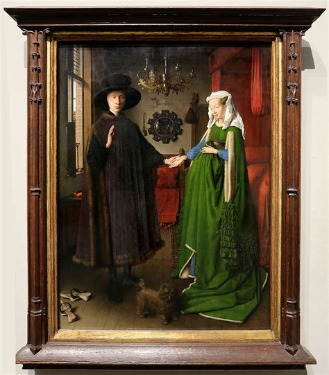 Van Eyck Giovanni Arnolfini E La Sua Sposa