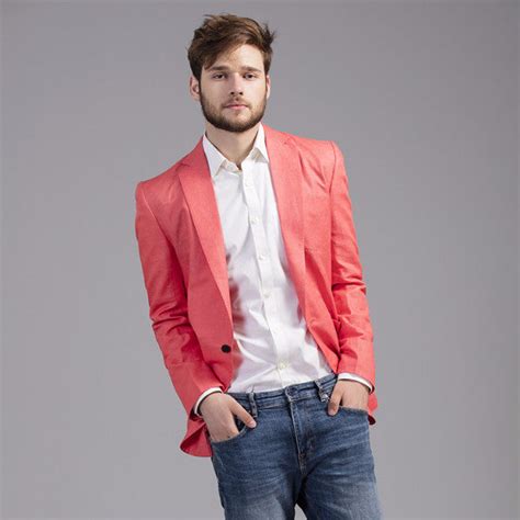 Salmon Linen Jacket