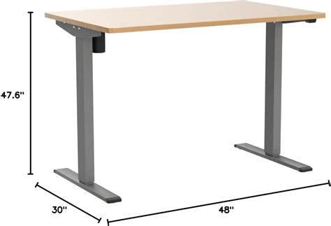 FLEXISPOT EN1 One-Piece Height Adjustable Desk 48 x India | Ubuy
