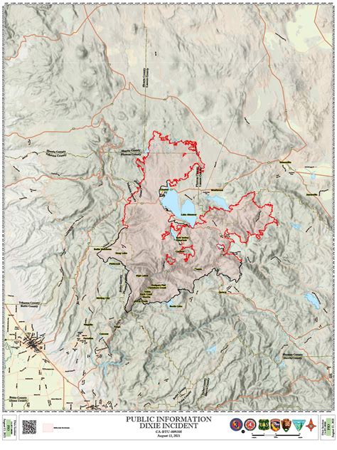 Dixie fire map update - bbsTros
