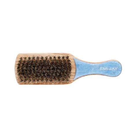 Mini Boar Bristle Hair Brush in Blue Sugar & Emi Jay