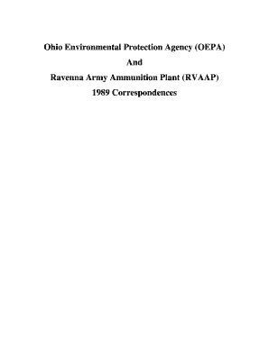 Fillable Online rvaap The Ravenna Army Ammunition Plant and the Ohio ...