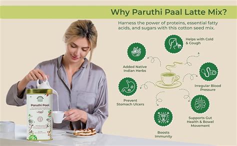 The Divine Foods Paruthi Paal Cotton Seed Latte Mix