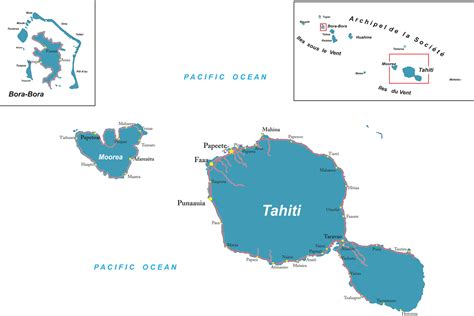 Tahiti Map