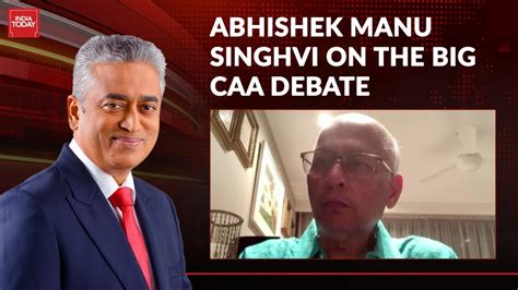 CAA not about persecuted minorities, it's to send a message: Abhishek ...