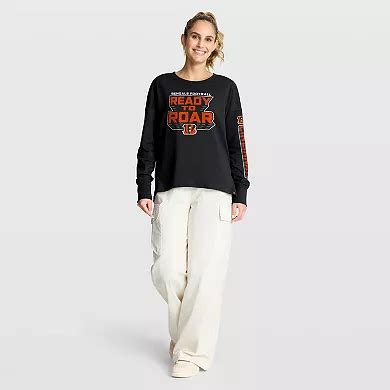 Women's Fanatics Black Cincinnati Bengals Hometown Legacy Long Sleeve T ...