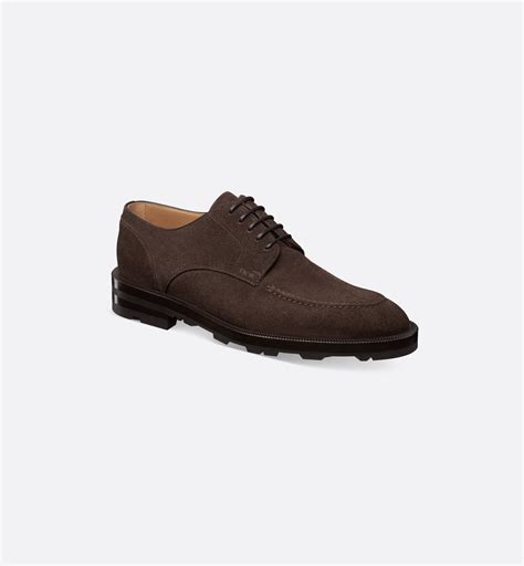 Dior Regency Derby Shoe Brown Suede | DIOR