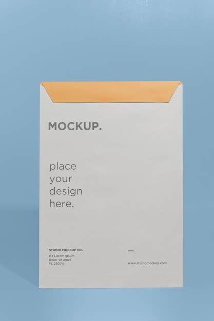A4 envelope mockup design | Premium PSD