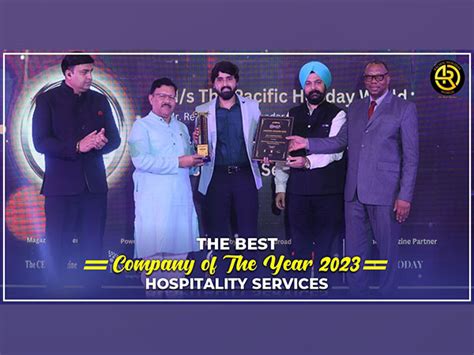 Best Company Of The Year- Hospitality Services "The Pacific Holiday World"