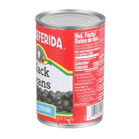 Low Sodium Black Beans – La Preferida