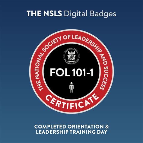 Announcing the NSLS Digital Badges