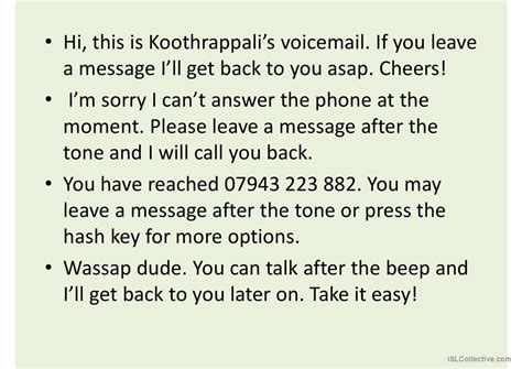 Image result for Voice Mail Scripts