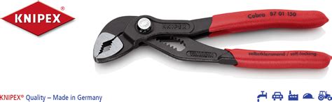 KNIPEX Cobra Water Pump Pliers (Plastic Grip, Red, 150 mm) : Amazon.in ...