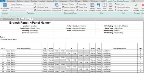 Image result for Revit Panel Schedule