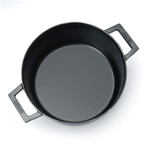 Buy Eugor Pre-Seasoned Cast Iron Dutch Oven | Biryani Pot | Cast Iron ...