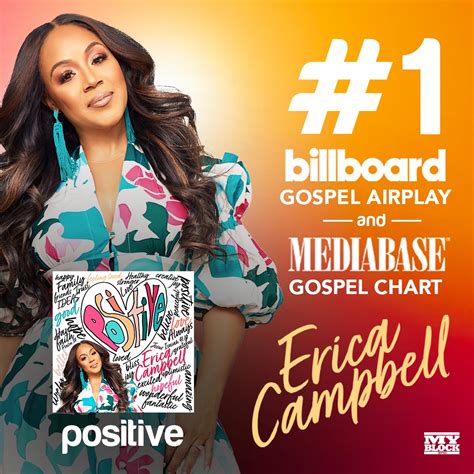 Erica Campbell's "Positive" Celebrates No. 1 on the Billboard Gospel ...