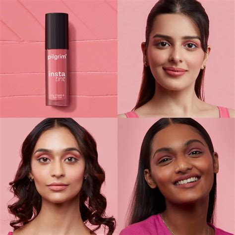 Pilgrim 3 In 1 Lip, Cheek And Eye Tint Cream With Goodness Of Spanish ...