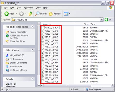 Image result for DVD Folder Structure Explained