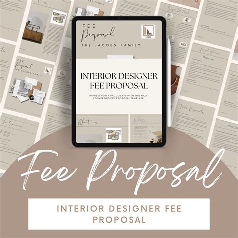 Interior Design Fee Proposal Template, Interior Design Proposal ...