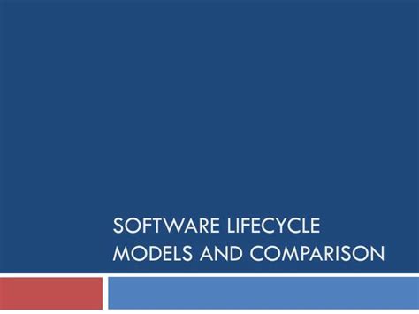 Image result for Software Lifecycle Models Comparison