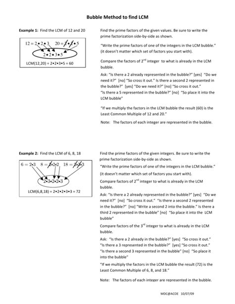 Image result for Build Up Method LCM