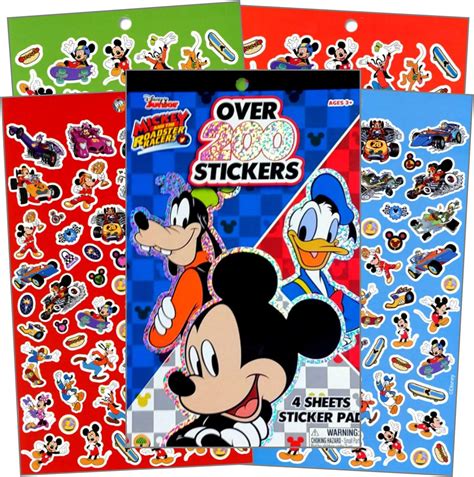 Disney Mickey Mouse Sticker Set ~ Mickey Mouse Sticker Pad with Over ...