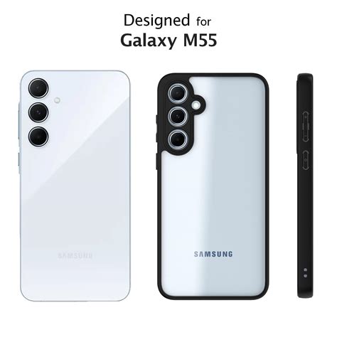 Best Samsung Galaxy M55 / F55 Back Cover Case | Hybrid - Clear