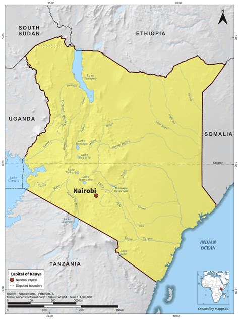 Kenya Maps | Mappr