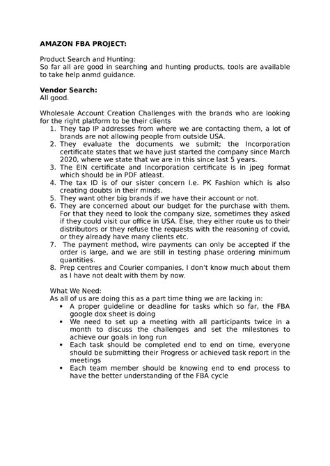 Image result for FBA Case Study