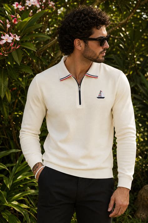 Goamen Voyager Elite Quarter-Zip Polo –T-shirt