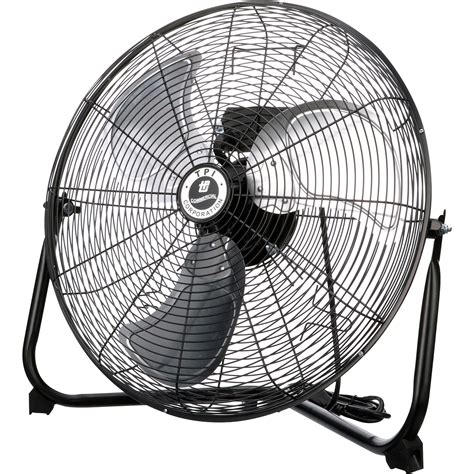 TPI Industrial Floor Fan, 12in., 1/12 HP, 1,650 CFM, Model# F-12-TE ...
