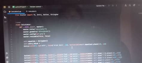 Image result for Code of Calculator in PyCharm