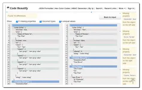 JSON Deep Diff 的图像结果
