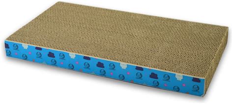 Foodie Puppies Flat Large Cat Scratcher with Catnip | Corrugated ...