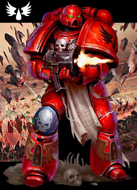 Warhammer 40k - Blood Angels Space Marine by Pyro7380 on DeviantArt