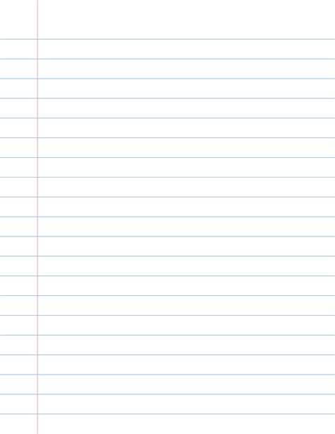 Notebook Paper Template | Creative Templates